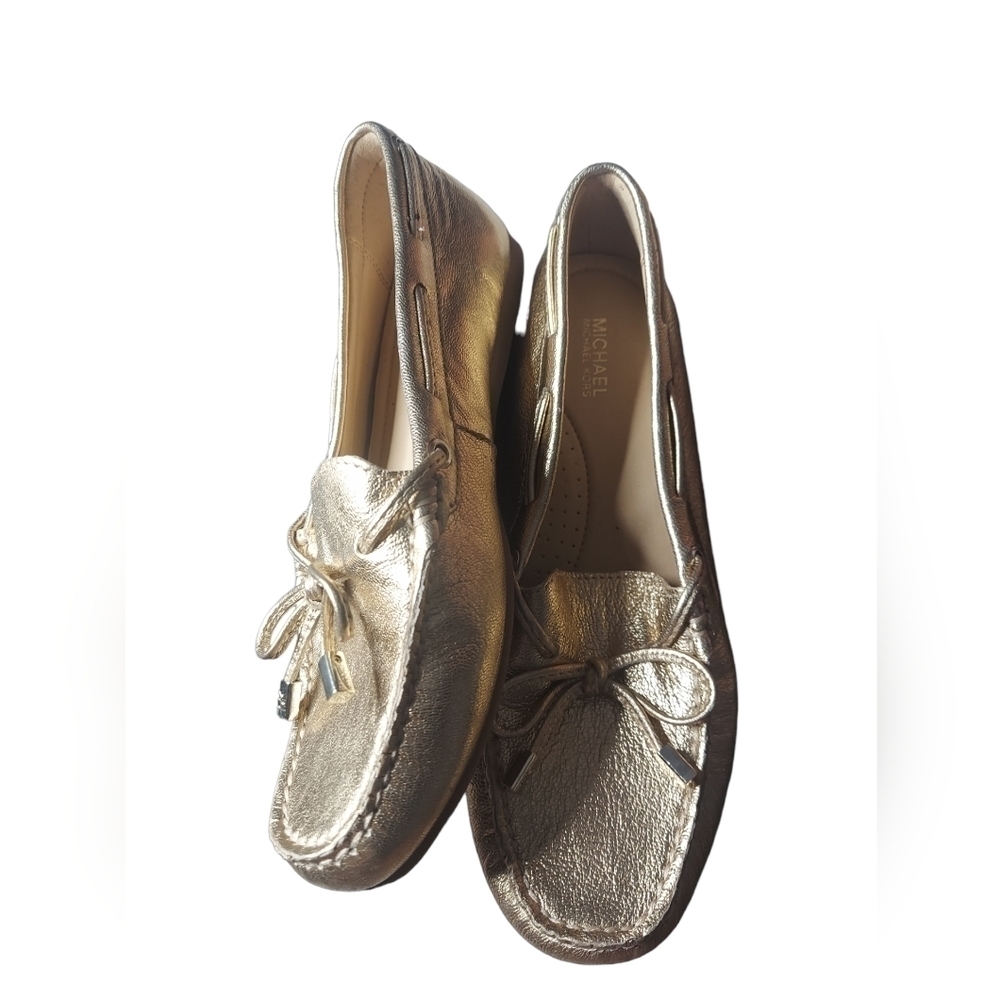 7‎ Michael Kors gold loafers - Picture 7 of 8